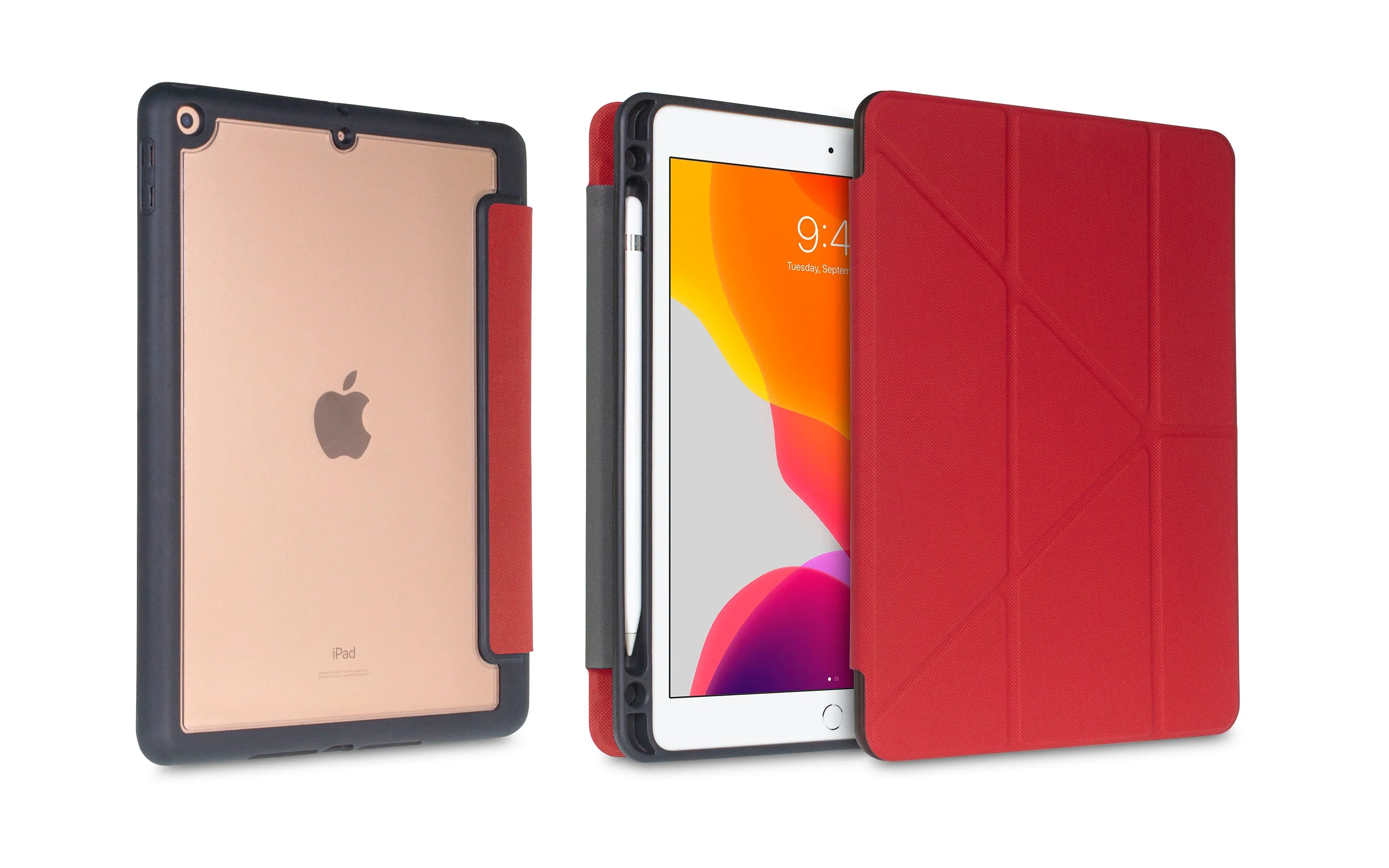 Torrii Torero Case With Pencil Slot For Apple iPad 10.2 (2019) - Red - Tashqila Torrii Torero Case With Pencil Slot For Apple iPad 10.2 (2019) - Red - Tashqila